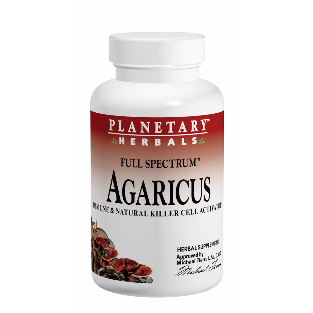 Agaricus  Full Spectrum 500 mg 60 Capsule Threshold Planetary Herbals PF0702