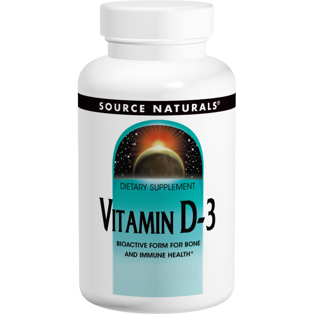 Vitamin D-3 5000 IU 120 Capsule Threshold Source Naturals SN2337